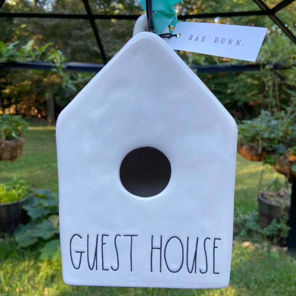 New Rae Dunn Guest house bird house